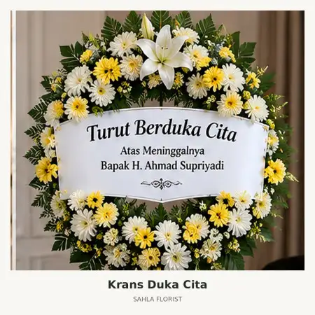 Krans Bunga Duka Musi Banyuasin